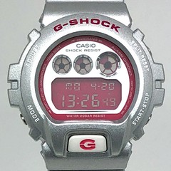G SHOCK G SHOCK CASIO Watch DW 6900CB 8 Crazy Colors Silver Pink Mirror Dial Met