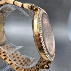 Michael Kors Darci Watch Women 39mm Pink Dial Rose Gold Tone MK-3192 New Batt JK