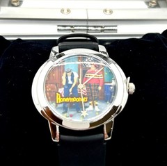 Vintage Centric Honeymooners Stainless Steel Wrist Watch Black Band Working READ