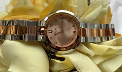 BULOVA RUBAIYAT TWO TONE DIAMOND-ACCENT WOMEN’S WATCH 35 MM