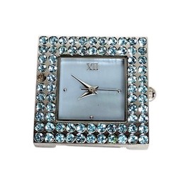 Allude FMDAL 179 83 Watch DIAL ONLY NO BAND SQUARE FACE BLUE GEMSTONE READ BELOW