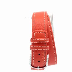 Stainless JUDITH RIPKA Double Wrap Coral Leather Watch