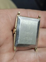 Timex Mercury 1969 Tank Style Gold Tone Mens Vintage 1960s Mechanical…