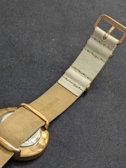TIMEX Variety Rose Gold TW2T51200 Women’s Watch 7.8″ White Leather New Btry