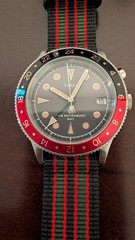 Timex Waterbury Traditional GMT Quartz Coke Bezel Men’s Watch TW2V74000VQ