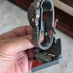 Timex Aerobix Digital Quartz Chronograph 50m Gray Resin Strap w/ Box Manual
