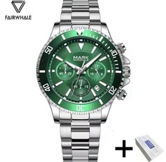 Mark Fairwhale Watch Wristwatches For Men Man Quartz Water Resistant Luminous