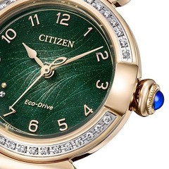 Citizen EM1123-62X New Ladies’ Eco-Drive Watch Silver Dial Stainless Steel