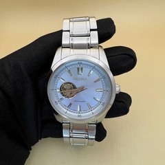 Seiko SCVE065 Automatic Open Heart Light Blue Dial Limited Edition Watch