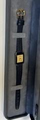 ⌚️RADO Florence 153.3606.2N Woman’s Qz Watch Square Gold Dial W/Box, New🔋, 📄