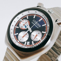 CITIZEN AN3676-65L Begin 70’s REMIX Bespoke Limited Watch Navy TsunoChrono Japan
