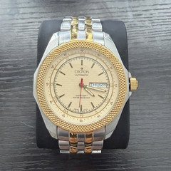 Croton Automatic Men’s Two-Tone Stainless Steel Day-Date Watch 42mm 100m