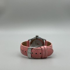 Pastorelli Womens Watch 34mm White MOP Dial Pink Leather Date New Battery