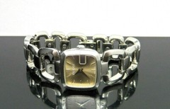 GUCCI YA125507 Brown Dial G-Gucci 125.5 Series Stainless Steel Women’s Watch