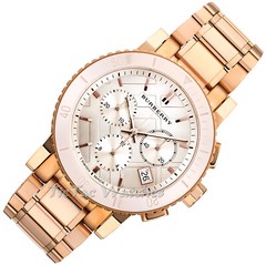 BURBERRY BU9703 THE CITY WOMENS ROSE GOLD TONE WATCH BRAN NEW – 2 YEARS WARRANTY
