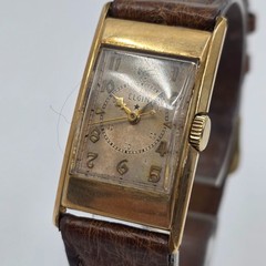 Vintage 1936 Men’s Elgin 18/0s 15 Jewel Grade 522 Gold Filled Wrist Watch