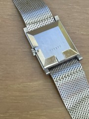 Vintage Juvenia Watch AMÉRICAINE Gondolo Intigrated Bracelet Mid Century Modern