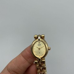 Vintage Citizen Womens Watch 16mm Gold Tone 3220-S33468 New Battery 6.5″