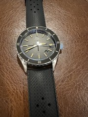 Eza Sealander Automatic 300m Diver 39mm Black Dial, 3 Straps, Box, Papers etc.