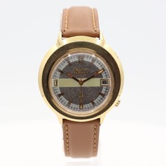 Vintage 1972 Bulova Accutron 218 Calendar Tuning Fork Gold Tone 3299 “22308-1Y”