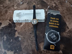 Kodak Worldwide Olympics 100 Years Wristwatch W/ Original Box NEW & New battery