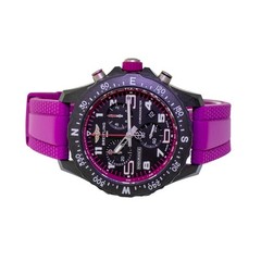 Breitling Endurance Pro 38 Breitlight® Black Arabic Dial Black and Purple X83310