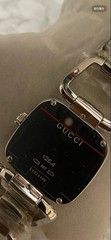 GUCCI G Collection Women’s Square Watch Silver Elegant Quartz W/Box New Unused