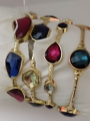 Beautiful Gold Watch With Four Bracelets With It 4.25″x3.25″x3.25″Box, 9 Oz New