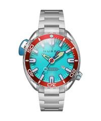 NUBEO ALUMINAUT AUTOMATIC LIMITED EDITION Neon Blue NB-6115-44