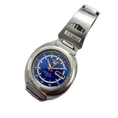 SEIKO 5 SPORTS Automatic Wristwatch Blue 1970s Pre-owned – Good