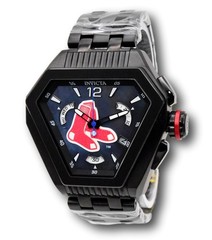 Invicta MLB Boston Red Sox Men’s 53mm Black MOP Dial Swiss Chrono Watch 42638