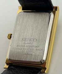 Refurbished Men’s Seiko Slim Quartz Silver Dial Japan Made Vintage Wristwatch