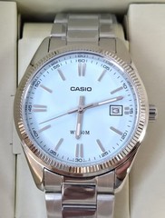 Casio UTP-1302PD-2A2 Stainless Steel Band 35 mm Dail Blue Unisex Adults Watch