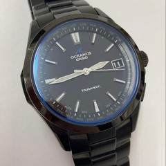 [NEAR MINT] Casio Oceanus OCW-S100B-1AJF Tough Solar Titanium Black Dial Men’s
