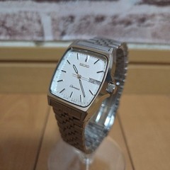 New Battery SEIKO Chronos Day Date Silver 5H23 5110