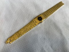 Vtg Quemex Automatic Mens Wrist Watch 6.5″ Band Fold Over Clasp Timepiece *RUNS*