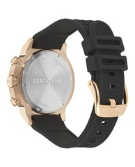 Ferragamo Mens Rosegold 44mm Strap Fashion Watch