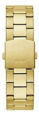 Guess Men Parker Yellow Gold Round Dial Multi-Function Watch – GW0627G2 NEW