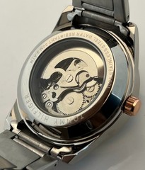 Fabulous Men’s Tommy Hilfiger Automatic Skeleton Black Dial Working Wristwatch