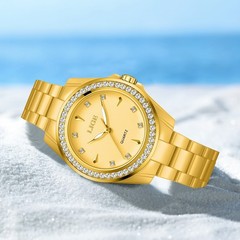 Luxury Fashion Ladies Watch Quartz Ceramic Waterproof Casual Women Wristwatch