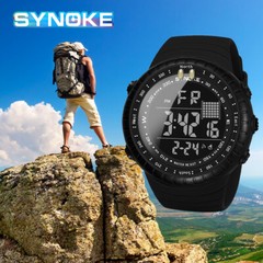 Sport Mens Waterproof Watch Black LED Digital Watch Military Wrist Watch Fashion