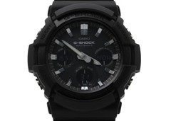 CASIO Watch G SHOCK ANALOG DIGITAL GAW 100 SERIES GAW 100B 1AJF Black Resin Alum