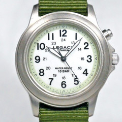 ORIENT LEGACY Military Field Watch VA00 White Backlight Titanium Luminous Japan