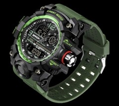 Men Large OVERSIZED Waterproof Digital Sports Military Tactical WRIST WATCH 57mm