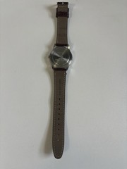 Timex Easy Reader Indiglo Watch Quartz Day/Date White Dial Leather Strap T20041
