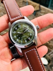 New Hamilton Khaki Field Automatic Green Dial Men’s Watch