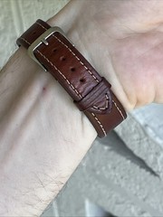 Cyma Military Watch Red Seconds Brownie Pilot Vintage Manual Wind WWII Pilot