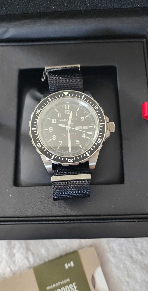 Marathon JDD 46mm Automatic Day Date with all Box And Papers – MINT