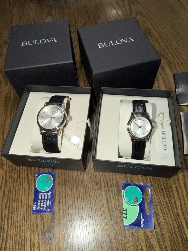 Bulova New His/Hers Watches