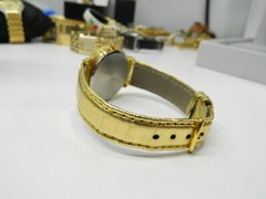Beautiful Gold tone HEARTs Theme MICHELLE LOUISE lady’s watch